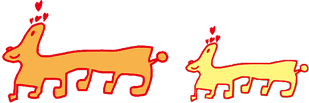二匹の犬